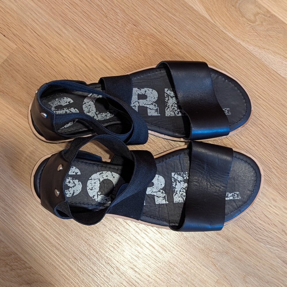 EUC Like-New Sorel Leather Gladiator Sandals
